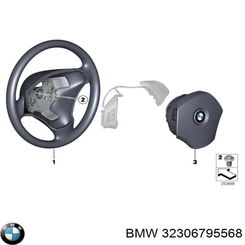 32306795568 BMW рулевое колесо