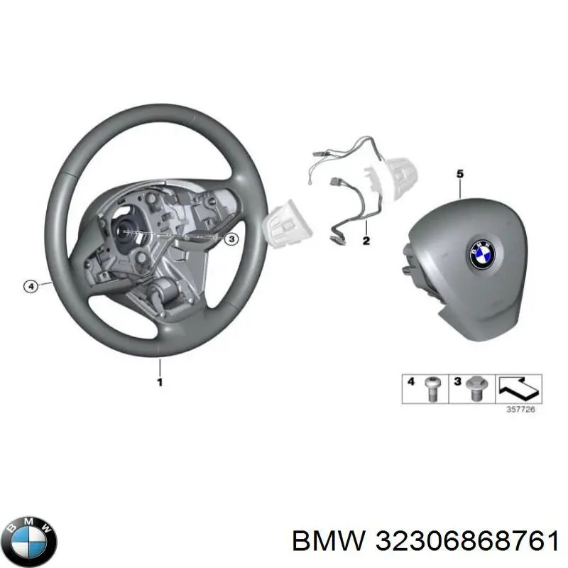 32306868761 BMW Колесо рулевое