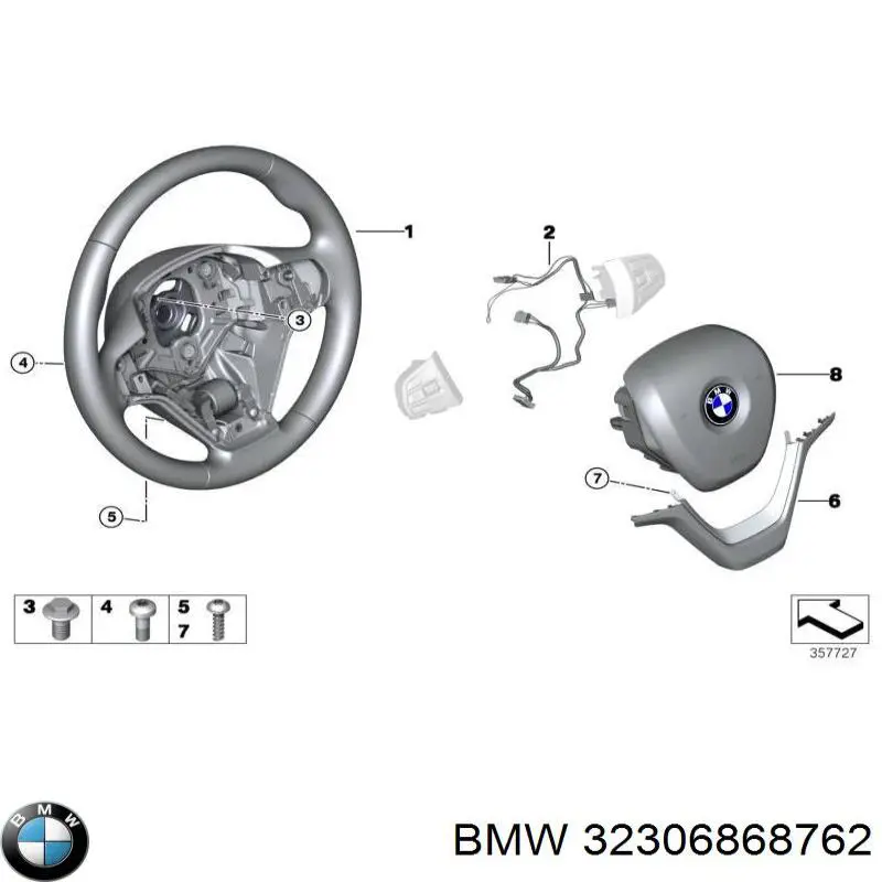32306868762 BMW Колесо рулевое
