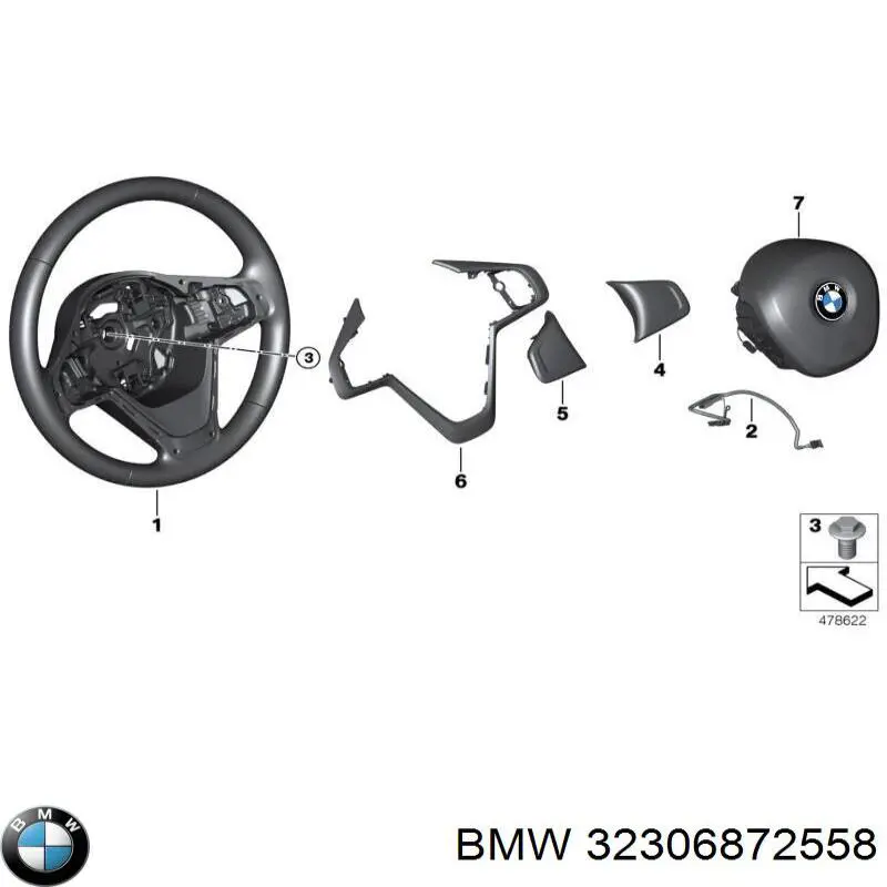  BMW 32306872558 цена, от 22.81 USD