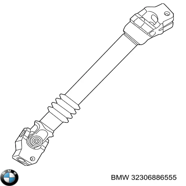 Купить 32306886555 BMW Вал рулевой колонки