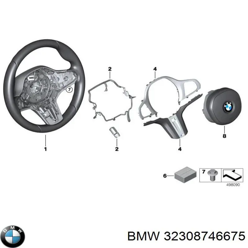 32308746675 BMW Колесо рулевое