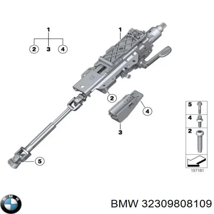 Рулевая колонка 32309808109 BMW