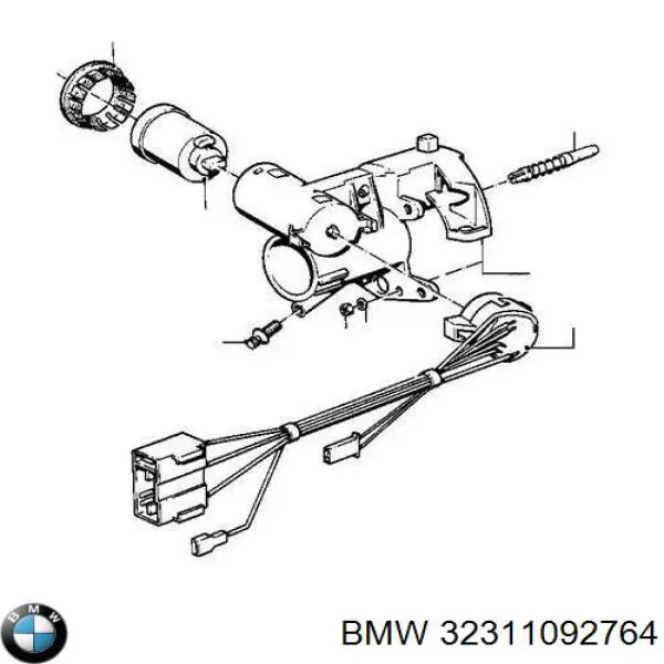 32311092764 BMW Личинка замка зажигания