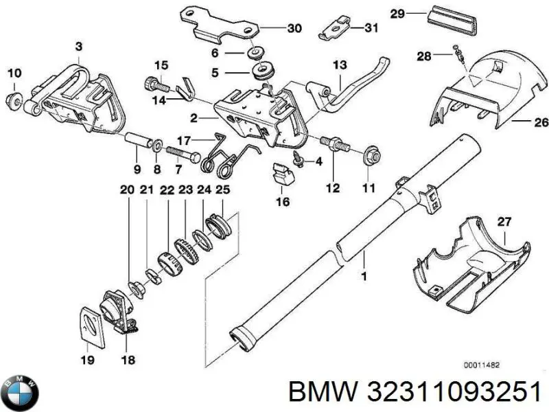  32311093251 BMW