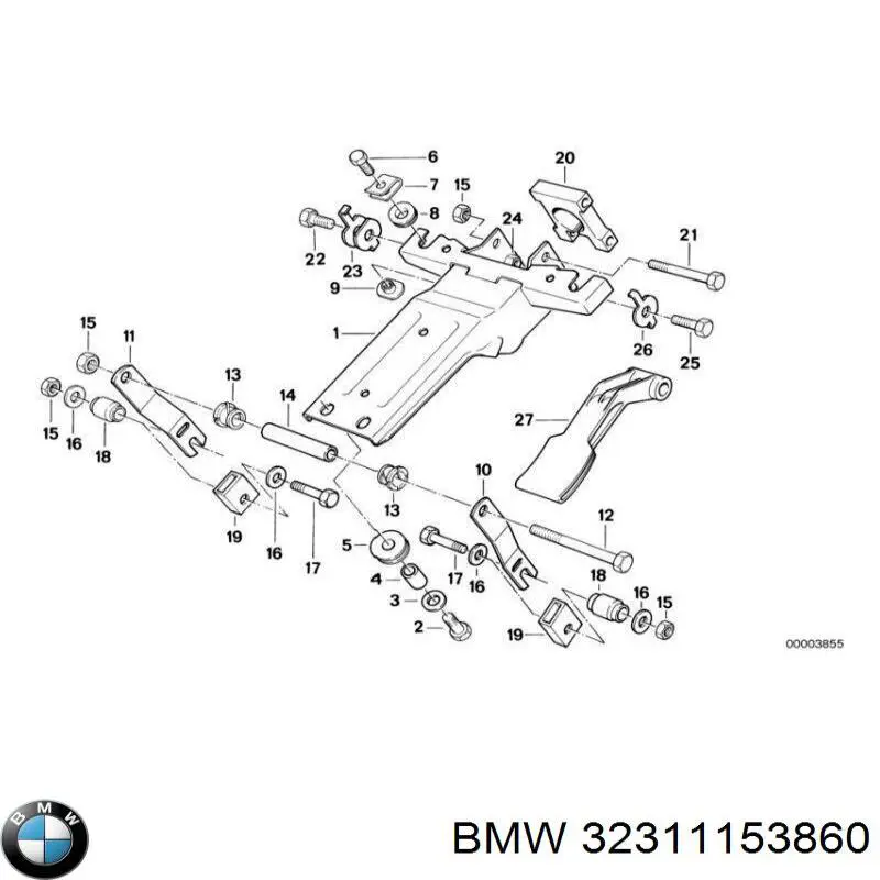 Втулка стартера BMW 32311153860