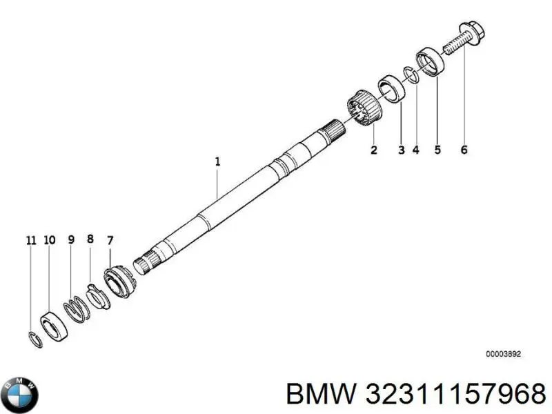  32311157968 BMW