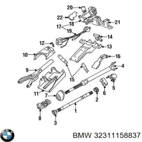  32311158837 BMW