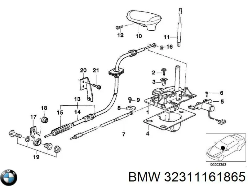  32311161865 BMW