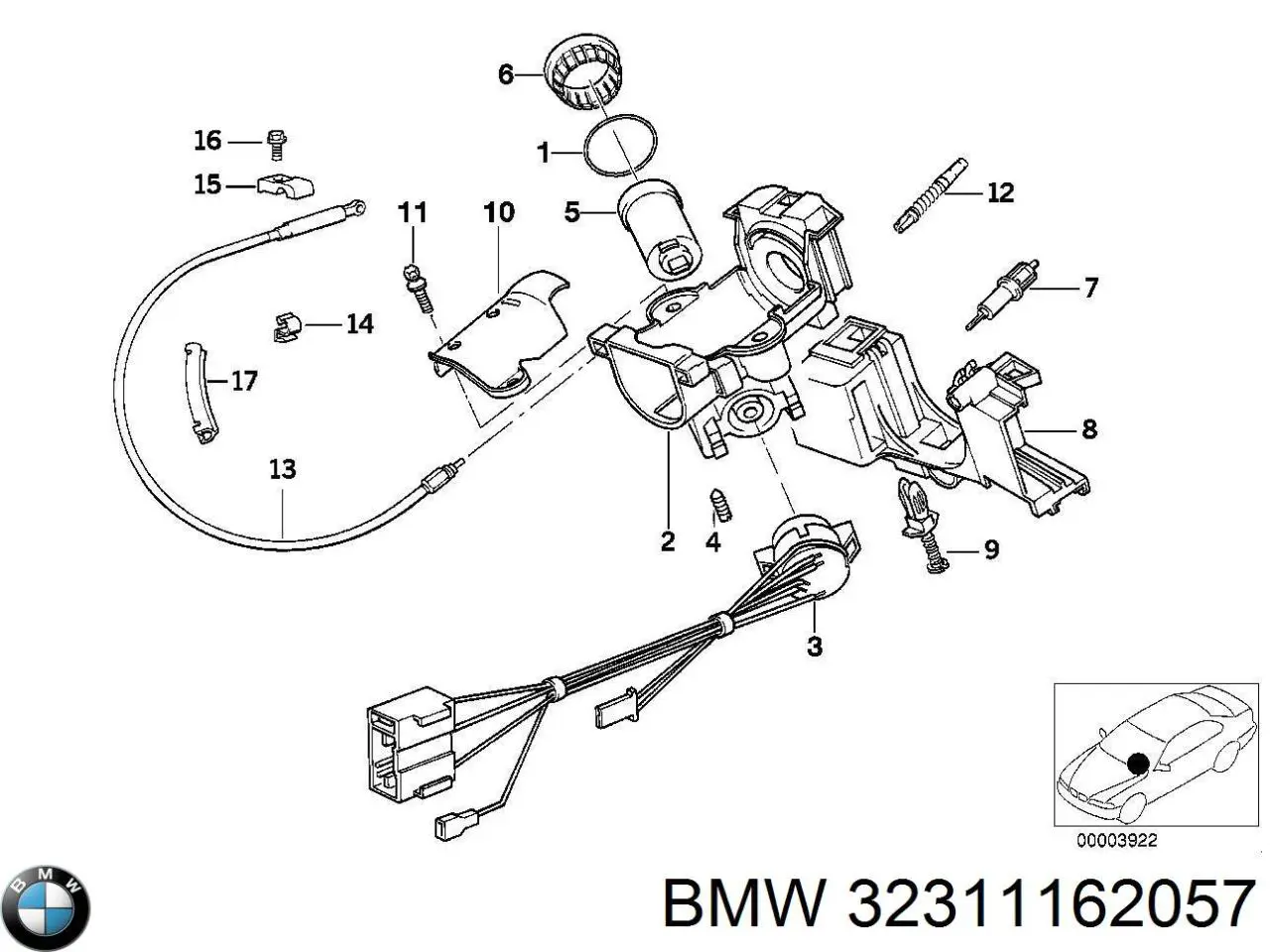  32311162057 BMW