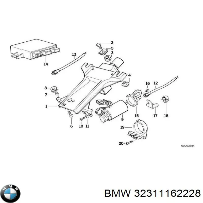 Защитный кожух рулевого механизма BMW 32311162228 цена, от 88.04 USD