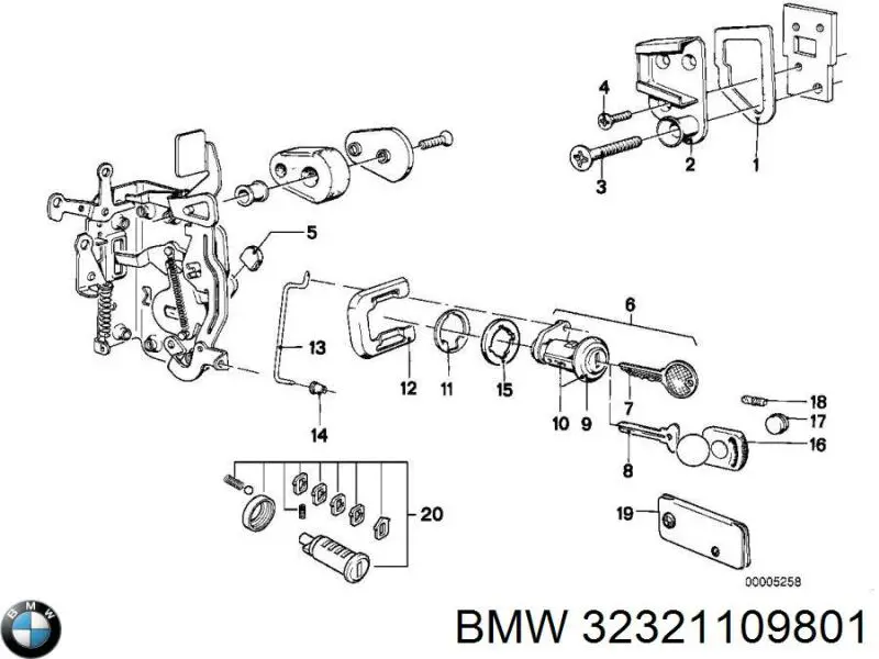 32321109801 BMW 