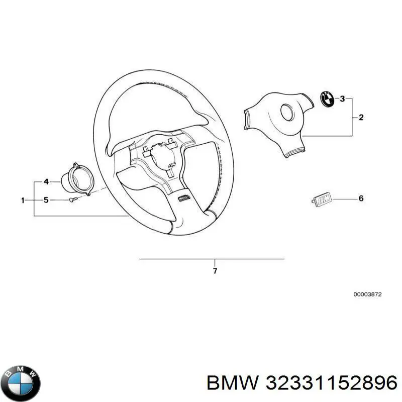 Контактное кольцо подушки безопасности BMW 32331152896 цена, от 276.78 USD