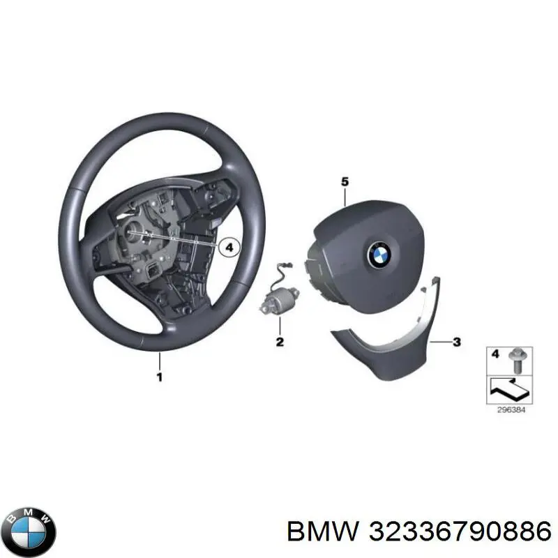 Рулевое колесо BMW 32336790886
