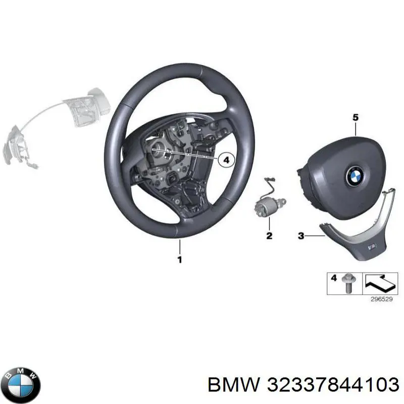 32337844103 BMW Колесо рулевое