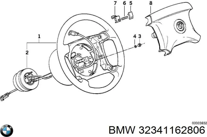 Рулевое колесо 32341162806 BMW