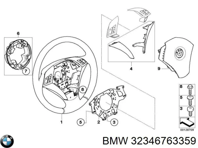 32346763359 BMW Колесо рулевое