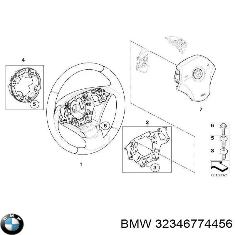 Руль BMW 32346774456 цена, от 35.27 USD