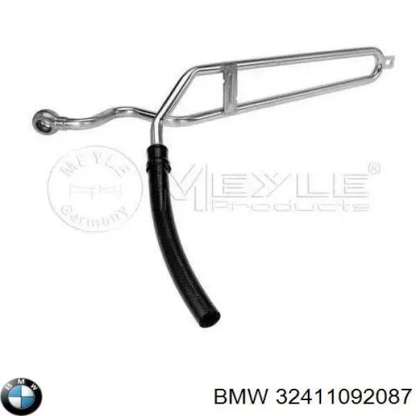32411092087 BMW шланг гур низкого давления, от рейки (механизма к бачку)