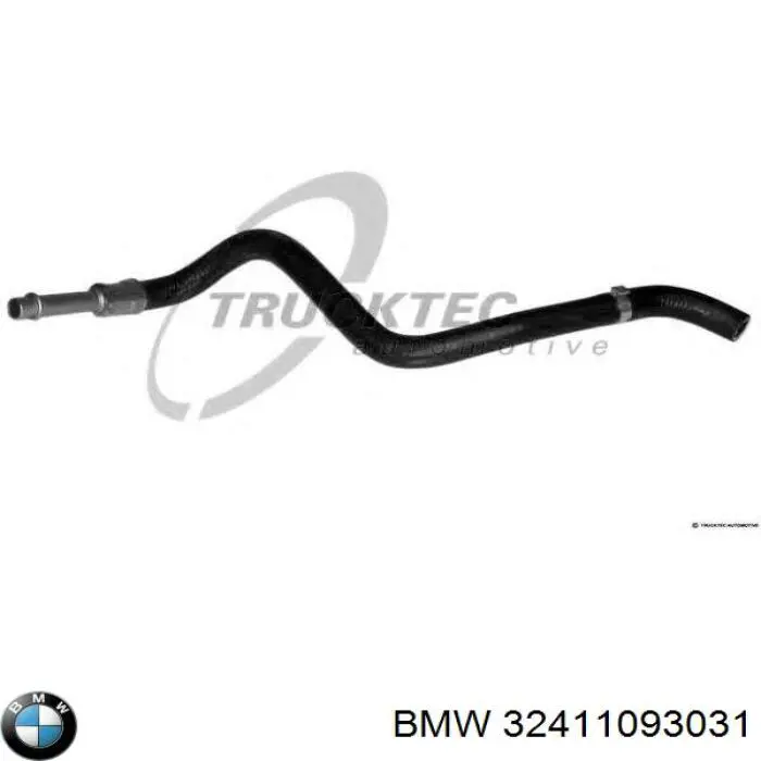 32411093031 BMW шланг гур низкого давления, от радиатора к бачку