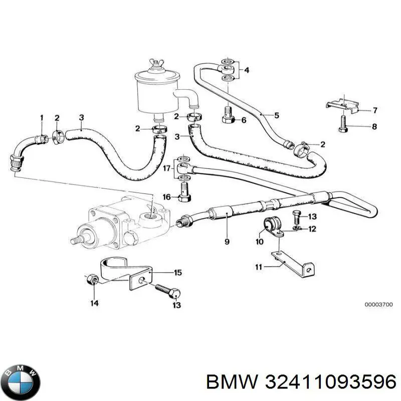32411093596 BMW прокладка пробки поддона двигателя