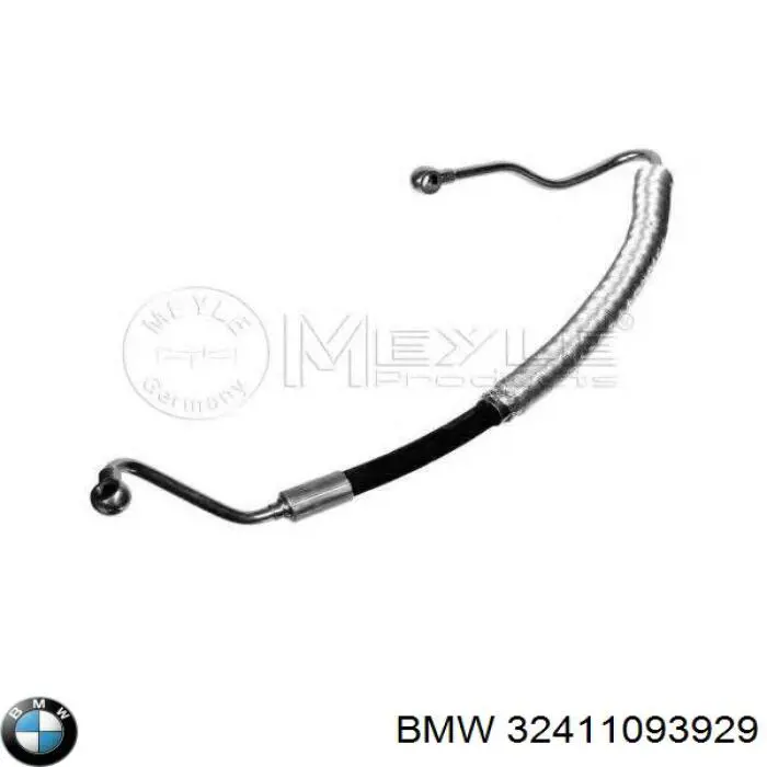 Шланг ГУР высокого давления от насоса до рейки (механизма) BMW 32411093929