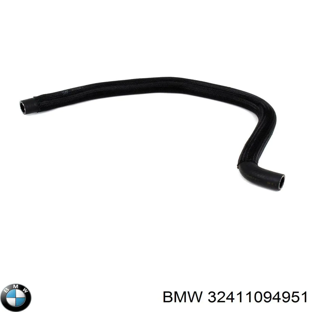 Шланг ГУР, низкого давления, от радиатора к бачку BMW 32411094951