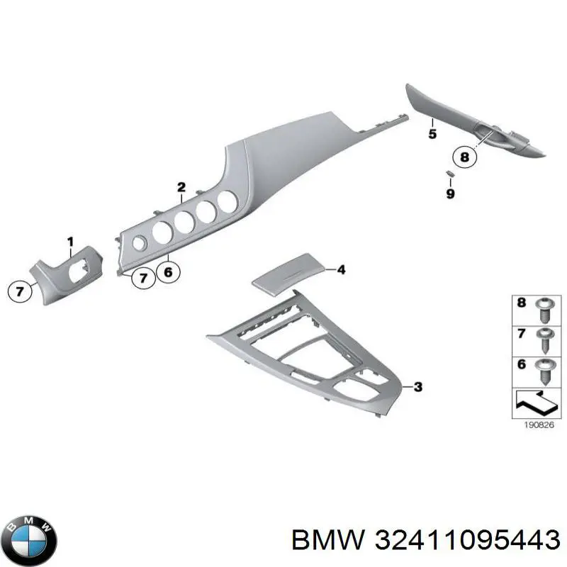  32411095443 BMW