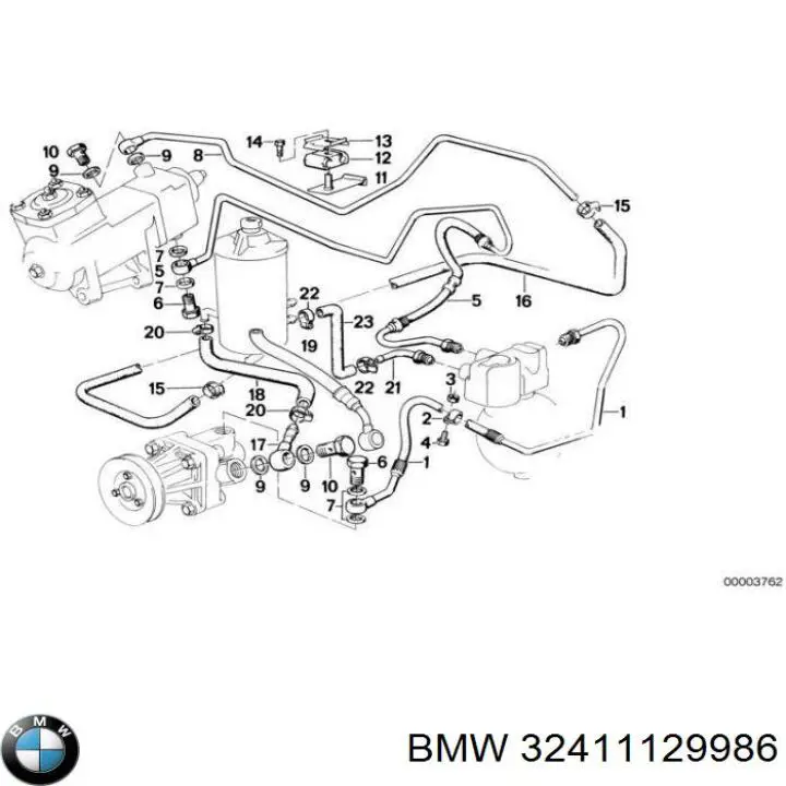 Купить 32411129986 BMW Колодки тормозные задние, дисковые
