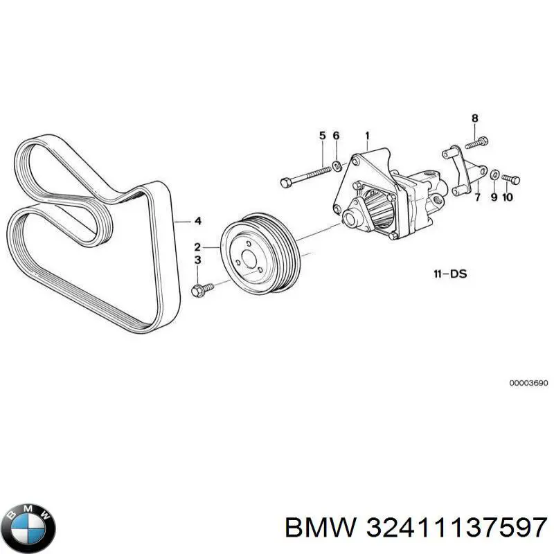 Купить 32411136295 BMW Насос рулевого управления