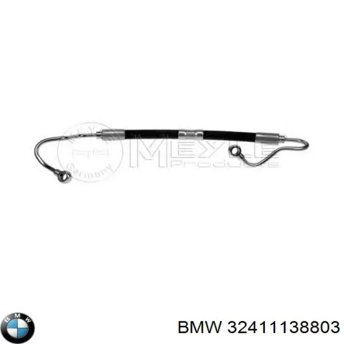 32411138803 BMW шланг гур высокого давления от насоса до рейки (механизма)