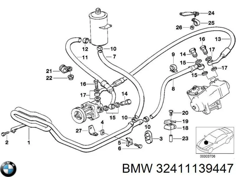  32411139447 BMW