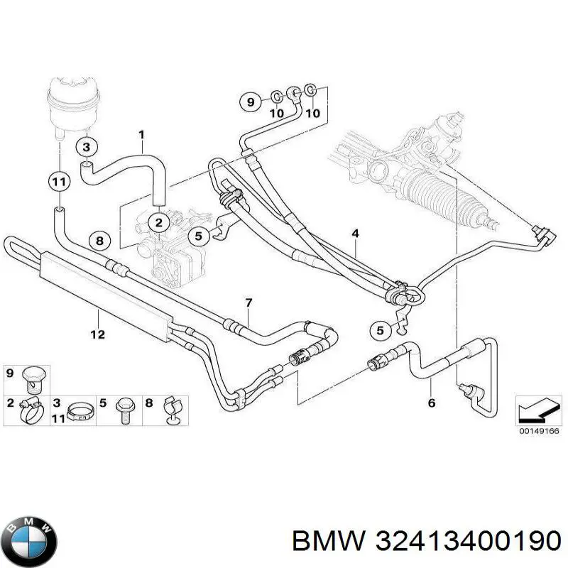  BMW 32413400190 цена, от 107.69 USD