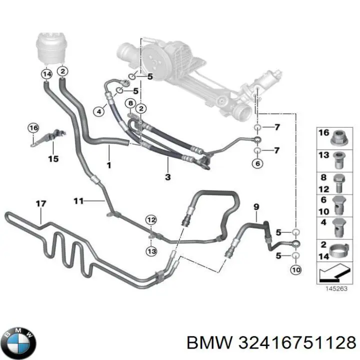  BMW 32416751128 цена, от 1.85 USD