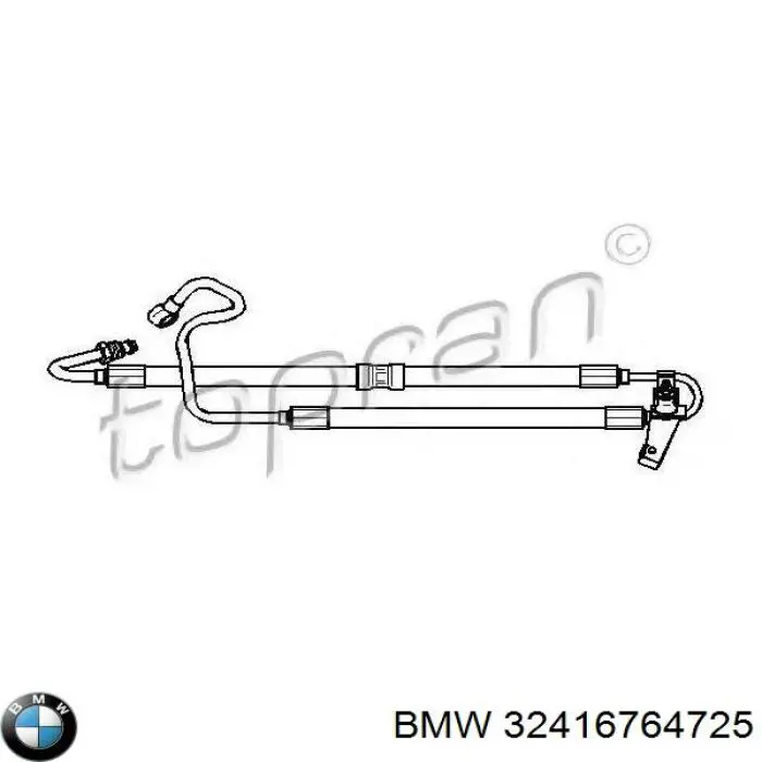 Шланг ГУР высокого давления BMW E46 SAT ST32416774215 1440512188 B25LV J