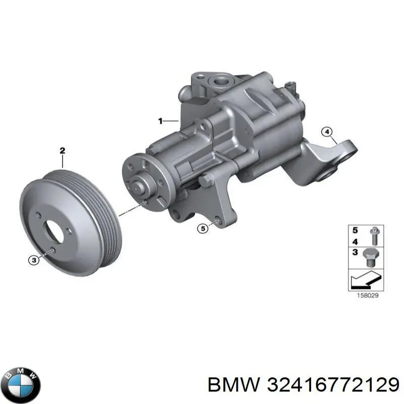 Насос ГУР 32416772129 BMW