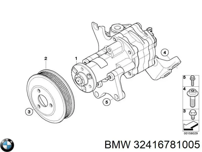 Насос ГУР 32416772130 BMW