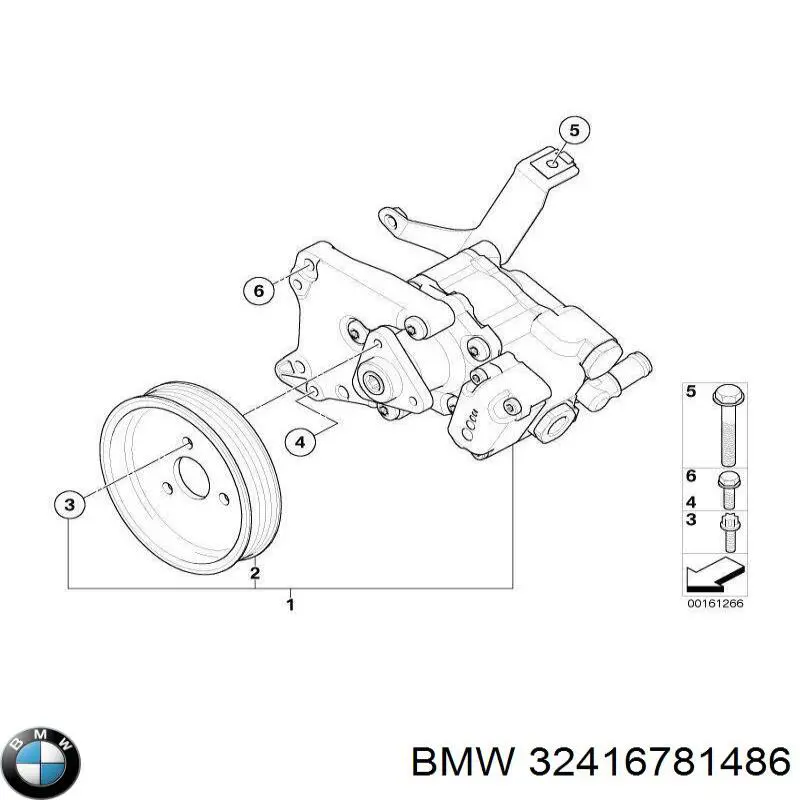 Купить 32416781486 BMW Насос рулевого управления