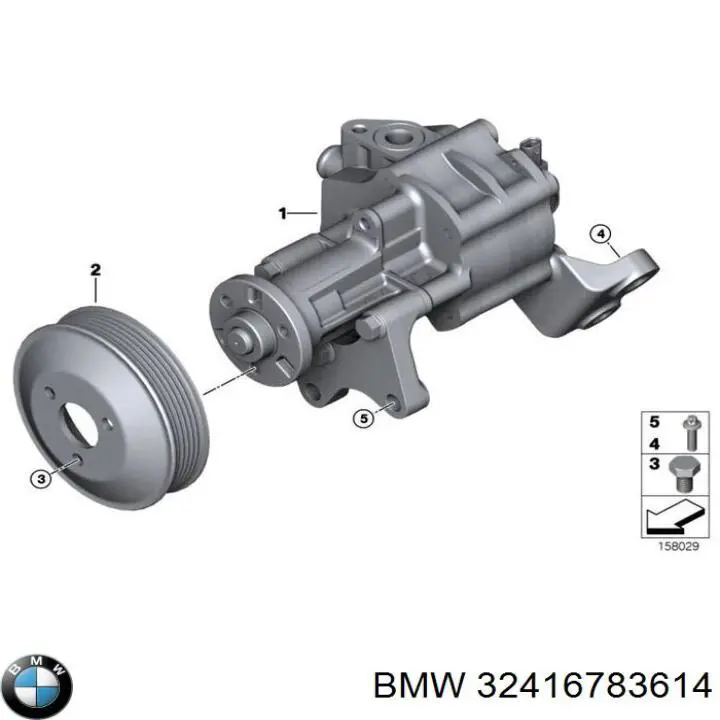 Купить 32416796449 BMW Насос рулевого управления