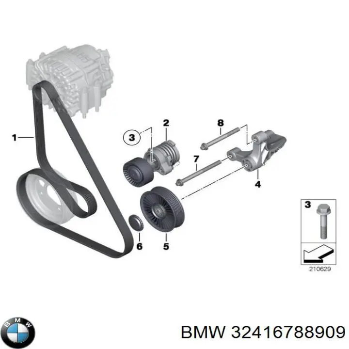 Насос гидроусилителя руля BMW 32414076320