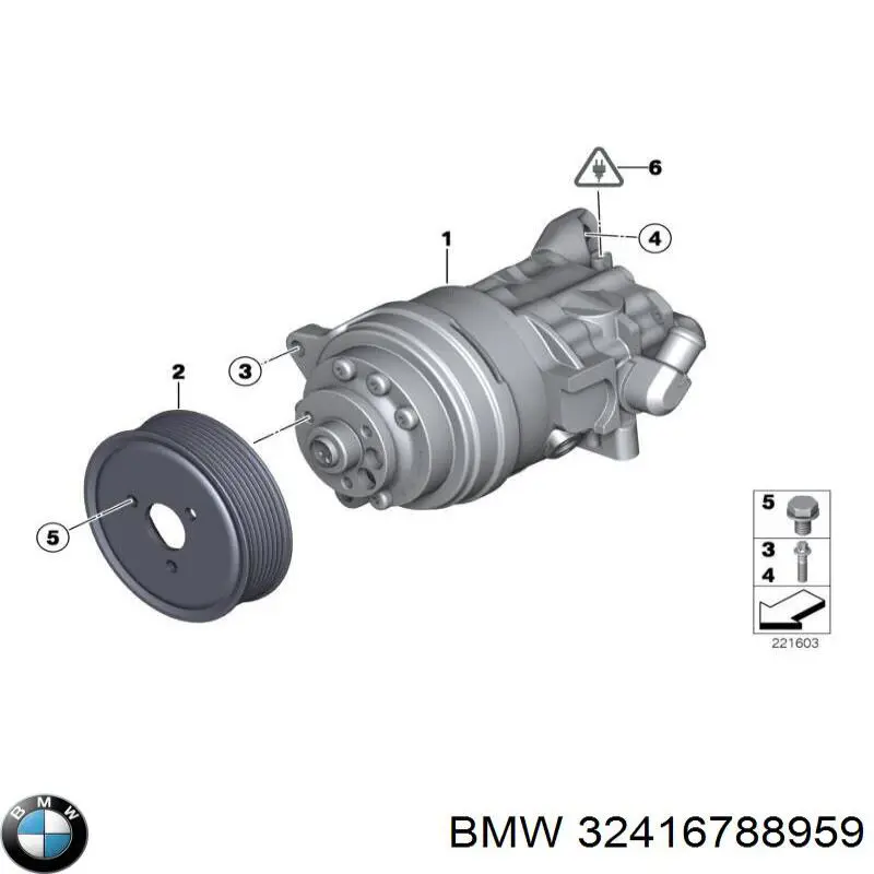 32416788959 BMW bomba da direção hidrâulica assistida