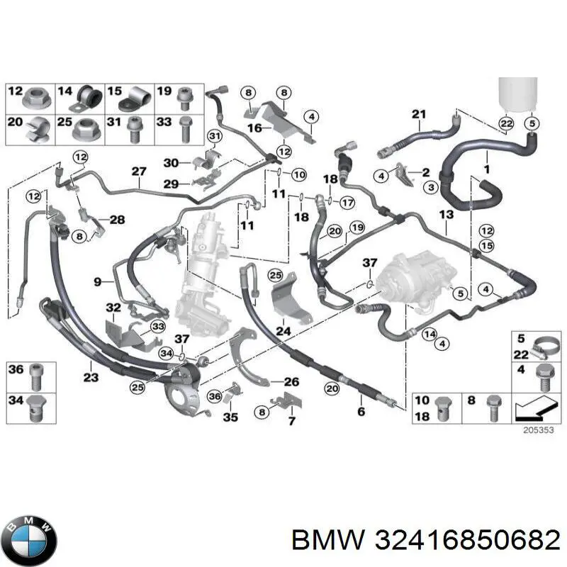  BMW 32416850682 цена, от 17.80 USD