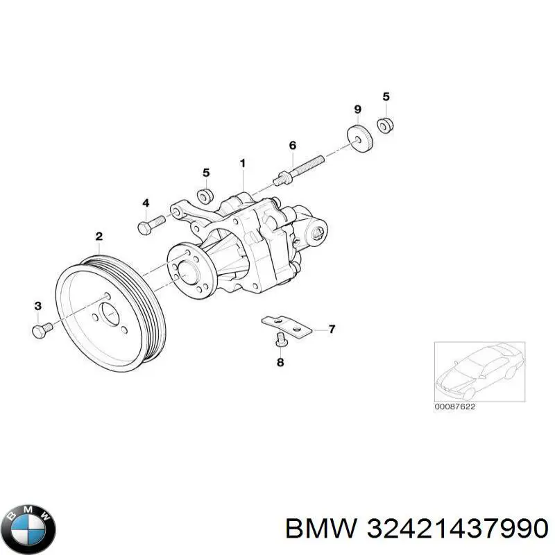  BMW 32421437990 цена, от 7.39 USD