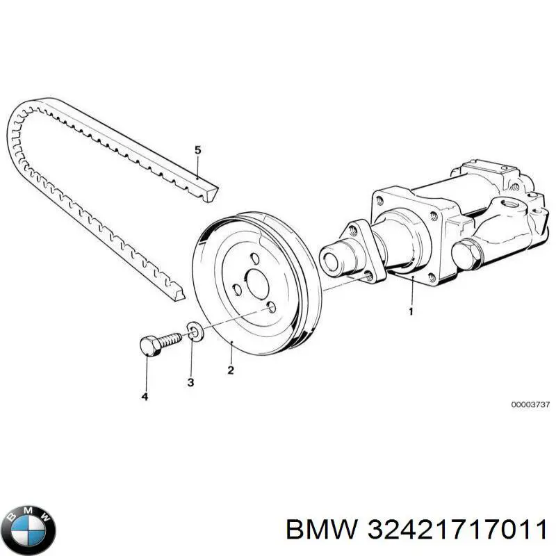 32421717011 BMW ремень генератора