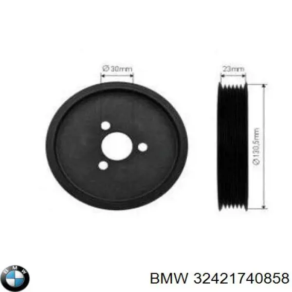 Шкив насоса ГУР 32421740858 BMW