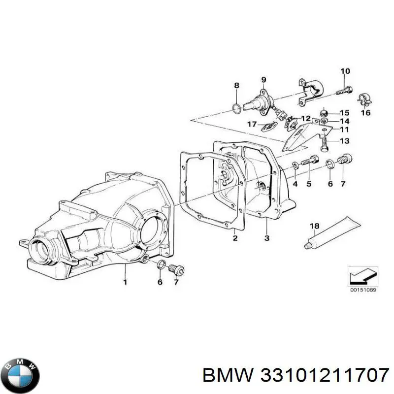 33101211707 BMW 