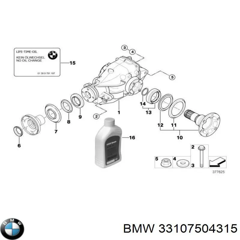 Редуктор заднего моста на BMW 3 (E46) купить.