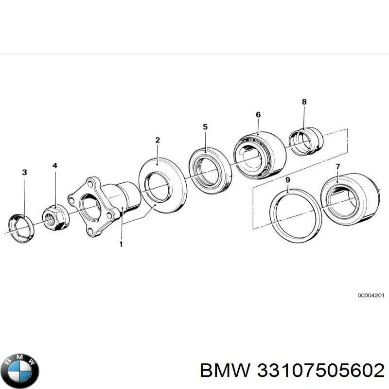 Купить 33107505602 BMW Сальник редуктора заднего моста
