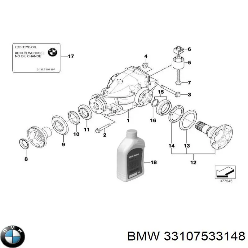 BMW 33107533148 цена, от 225.73 USD