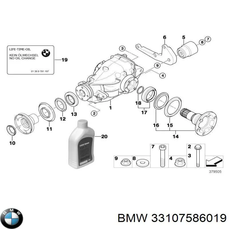 33107586019 BMW 